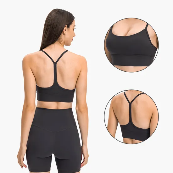 Customized Women Shockproof Breathable Moisture Wicking Fitness Yoga Sports Bra