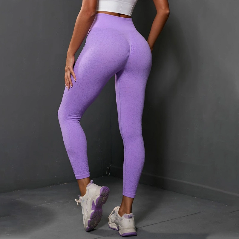 New Fitness Pants Women′ S Sports Hip-Lifting Leggings Amazon Cross-Border Yoga Pants Running Training Yoga Pants Women