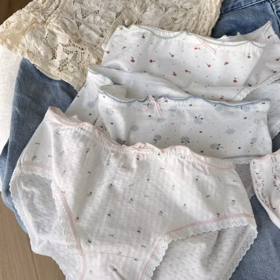 S-Shaper Damen-Unterwäsche für die Menstruation, mittlere Taille, Baumwolle, Postpartum-Damen-Slip