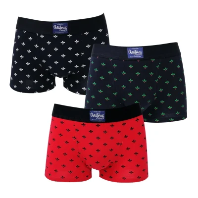 Großhandel Christams Style Comfort Cotton Fabrikpreis Herren Boxershorts