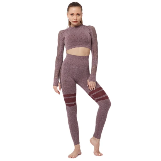 Aushöhlen Nahtlose Yoga Set Sport Outfits Frauen Schwarz Zwei 2 Stück Crop Top Bh Leggings Workout Gym Anzug Fitness sport Sets