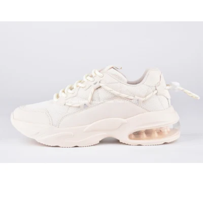 Beige Sneakers Trainer für Miss Damen Sportschuhe Sneakers Schuhe